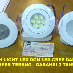 Downlight LED Merk Benelux Garansi 2 Tahun