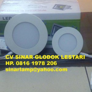 Lampu LED Downlight Bulat Tipis 12W dan 6W FANTAS LED