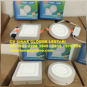 Lampu Downlight LED 2 warna 6W+3W