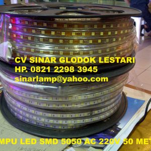 Lampu LED Strip Super 5050 Body Tembaga 220V