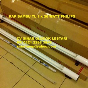 Kap TL Bambu 1 x 36 Watt Philips