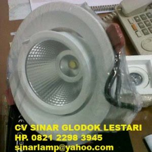 Downlight Keong LED Adjustable 15W Benelux 3000K dan 5000K