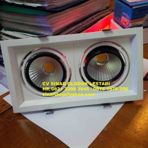 Lampu Halospot LED COB 2 x 12W Adjustable