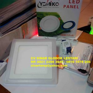 Downlight Led 18W Square List Biru YOMIKO