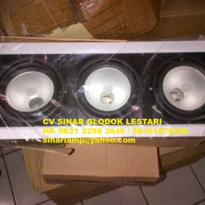 Downlight CDM-T 70W 3 HOLE Hitam