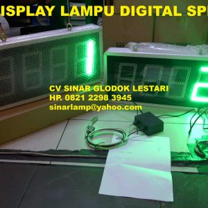 Display Lampu Digital SPBU Pertamina