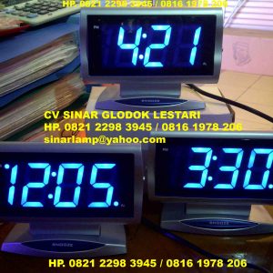 Jam Digital Biru 815 Snooze