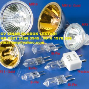 Lampu Halogen 12V 50W model kacang dan mangkok
