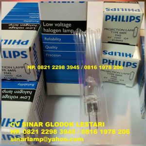 Lampu Halogen Projector Philips 6V 10W 6605