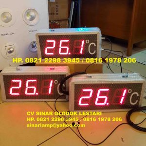 Lampu display temperature