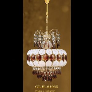 Lampu Gantung Kristal GLH-81035 W260 GD