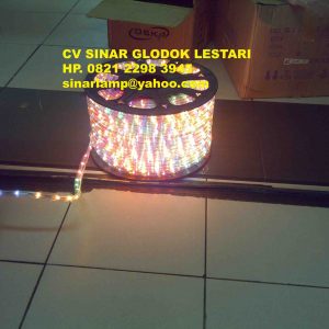 Lampu Selang Bulat Biasa Warna Warni