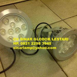 Lampu Sorot LED Kolam Renang Air Mancur 9W