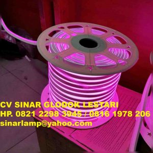 Lampu Selang Susu warna Ungu Pink