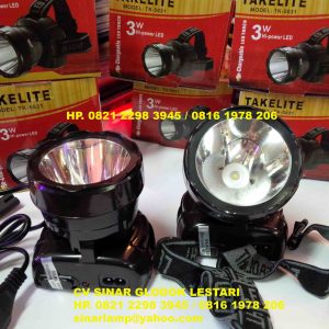 Lampu Sorot Senter Kepala LED 3 Watt