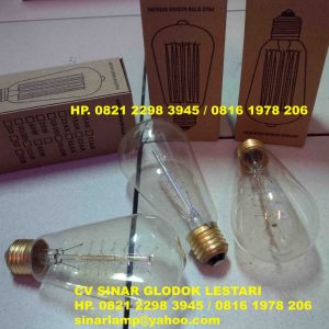 Lampu Pijar Filamen 40W ST64