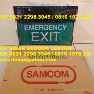 Emergency Exit Lamp Samcom