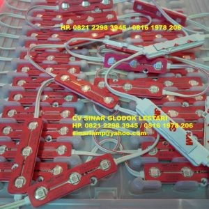 Lampu LED Modul Korea Warna Merah 3 Mata