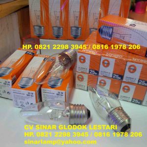 Lampu Pijar Candle Osram 25 watt