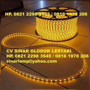 Lampu LED Strip SMD5050 Yellow 100 meter