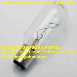 Lampu Navigasi Bay 15D 220V 25W dan 40W