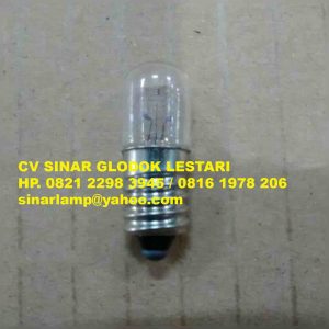 Lampu Indicator E10 12V 0.11A dan E10 6.3V 0.15A