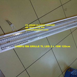 Lampu RM Grille TL LED 2 x 18 Watt 120cm Okasiwa