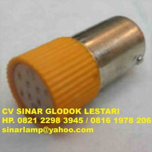 Lampu LED Bayonet B9 6.3V Kuning