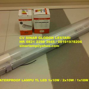 Kap Waterproof Anti Pecah Lampu TL LED 10W High Quality