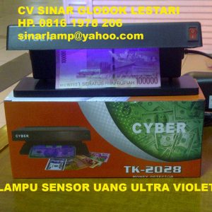 Lampu UV Deteksi Uang 2x6W Money Detector