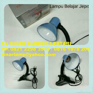 Lampu Belajar Jepit E27 atau Lampu Pameran