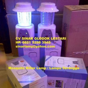 Lampu Perangkap Serangga Rechargable Mosquito Killer Lantern