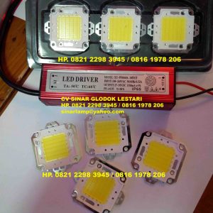 Lampu LED Chip 50 Watt dan Trafo LED
