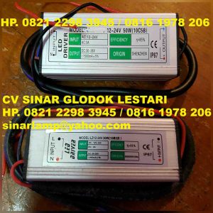 Trafo LED 12V – 24V 30w dan 50w
