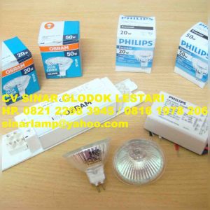Lampu Halogen Mangkok 12V 20w dan 50w