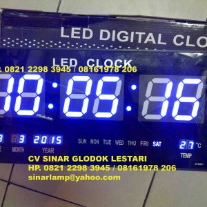 Jam Digital CLOCK JH4622 Warna Biru