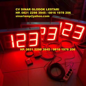 Lampu Digital Display Nomor Antrian