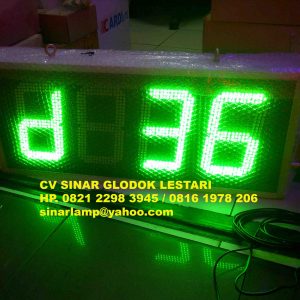 Lampu Display Digital Board Count Up Penghitung Hari