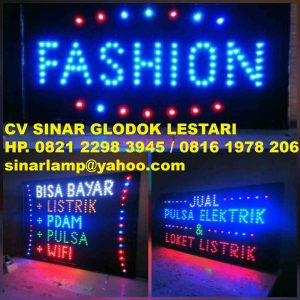 Lampu LED Sign Board