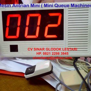 Lampu Mesin Antrian Mini Queue Machines