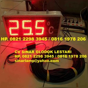 Lampu Temperatur Suhu atau Termometer Suhu