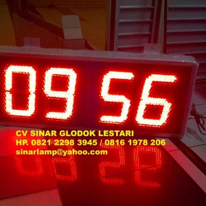 Lampu Display Jam Digital 4 Digit 8 Inch