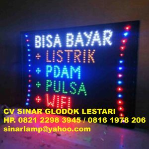 Lampu LED Display Reklame 65x45cm