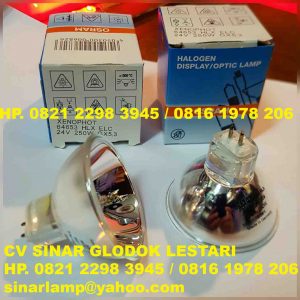 Lampu Halogen 24v 250W Xenophot 64653 GX5.3 Osram