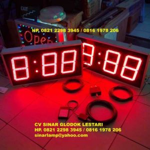 Lampu Digital Display Timer Down untuk Perlombaan