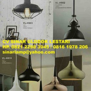 Kap Lampu Gantung Vintage Minimalis