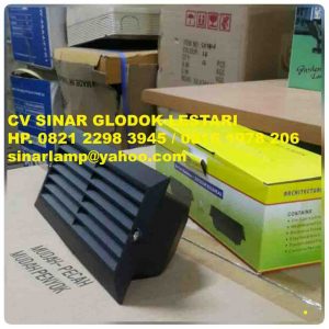 Lampu Tangga Minimalis Garis Hitam