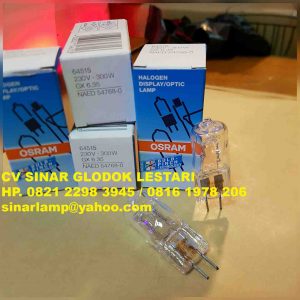 Lampu Halogen 230V 300W Osram 64515 G6.35