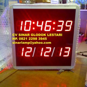 Lampu Display Digital Jam dan Tanggal