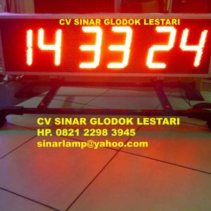 Lampu Display Mobil Countdown, Timer Up, Jam Digital